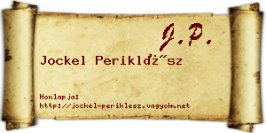Jockel Periklész névjegykártya